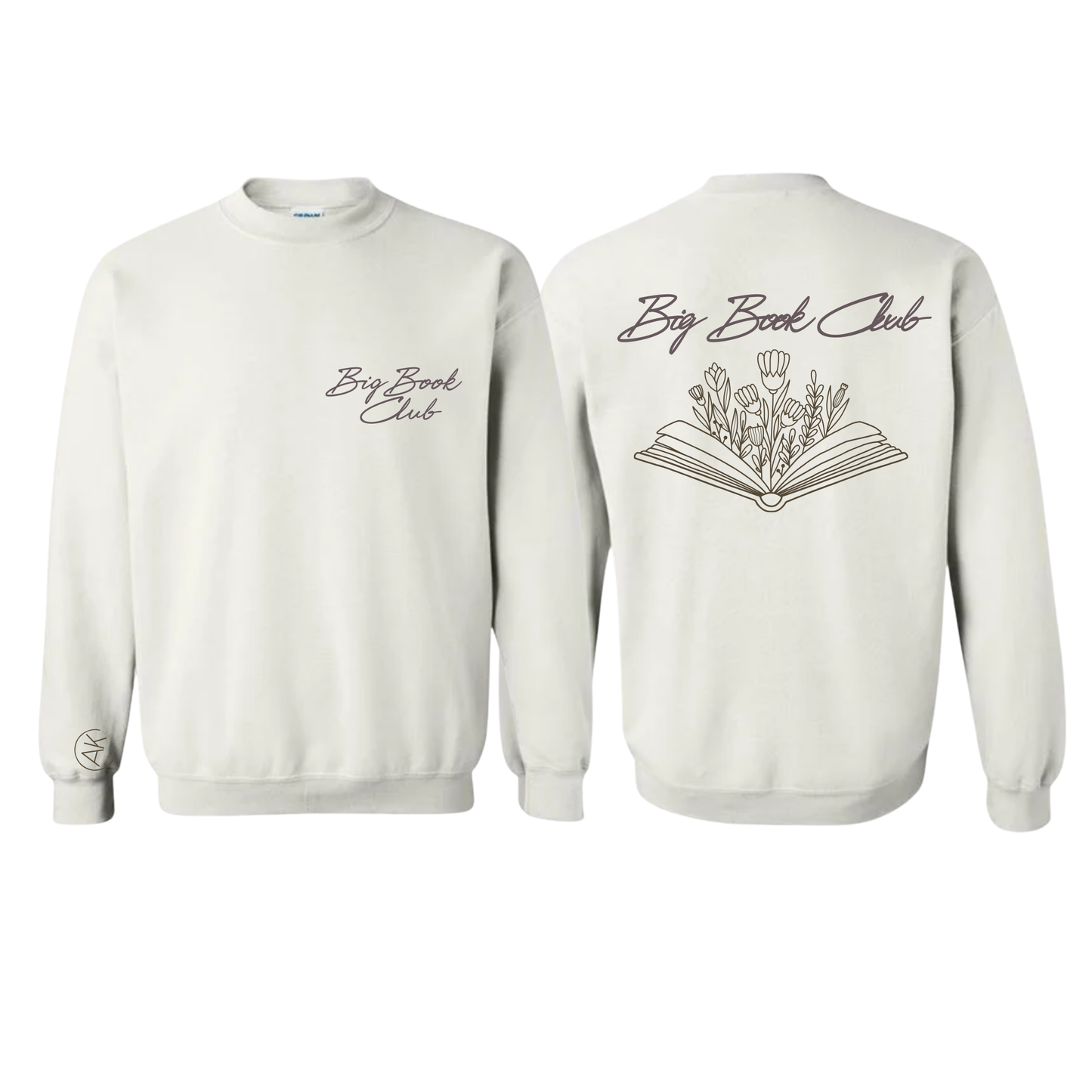 Big Book Club Sweatshirt | Sobriety Gift - Custom Options