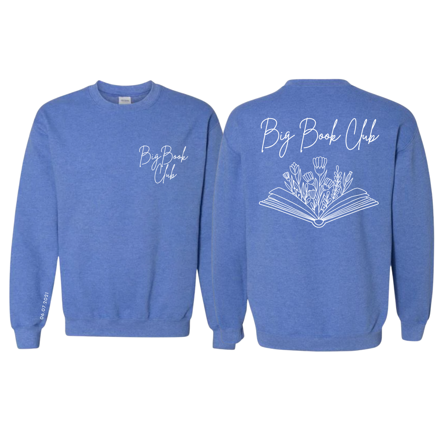 Big Book Club Sweatshirt | Sobriety Gift - Custom Options