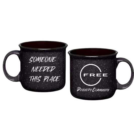 FREE Recovery Community Campfire Mug — 15 oz Ceramic