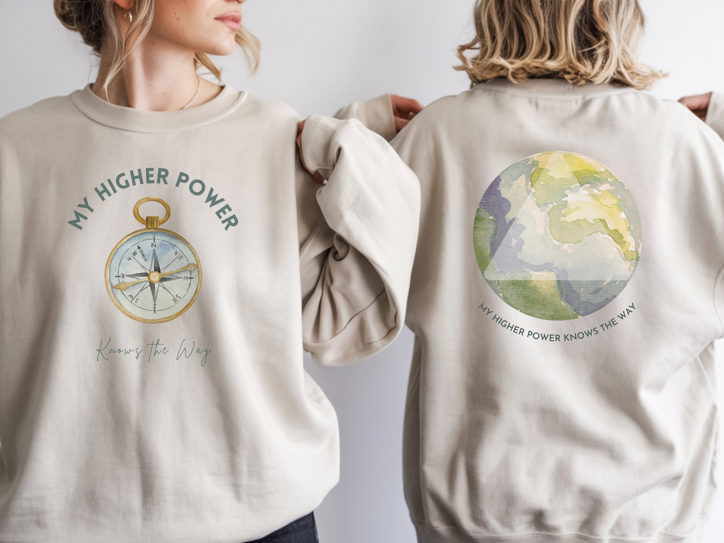 My Higher Power Knows The Way Sweatshirt | Sobriety Gift - Custom Options