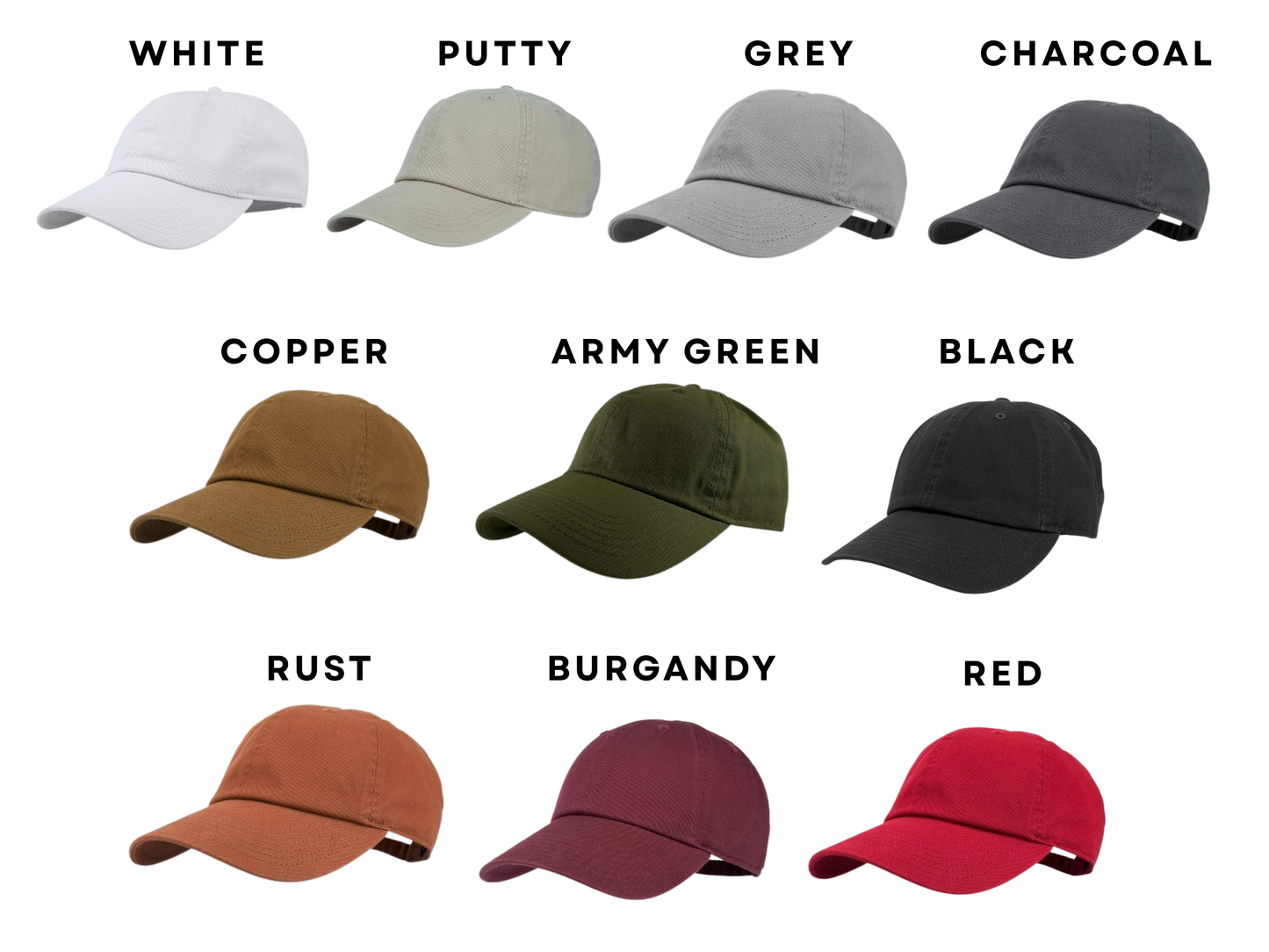 Business - Bulk Hats (Embroidered Design)