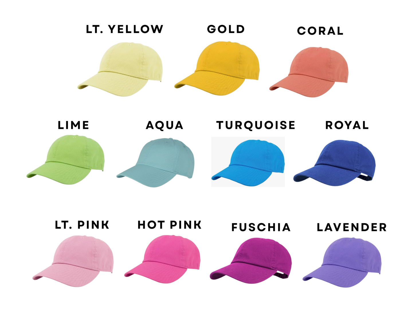 Business - Bulk Hats (Embroidered Design)